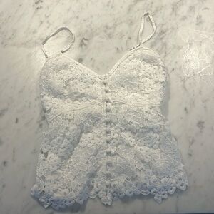 Abercrombie & Fitch Lace Tank
